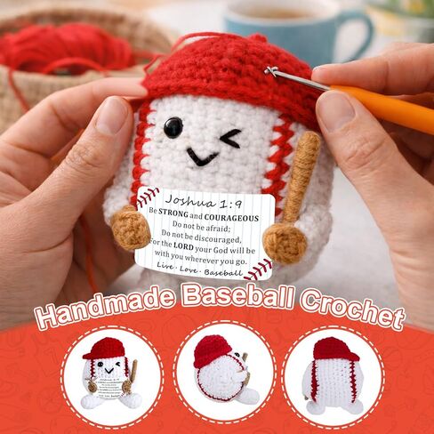 Baseball Easter Basket Stuffers for Kids, Baseball Crochet Gifts for Boys 8-12, Baptism Gifts for Girl, Confirmation Catholic Communion Gift for Son Daughter Birthday Religious Christian Keychain in Saudi Arabia