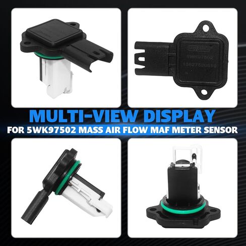 5WK97502 Mass Air Flow MAF Meter Sensor for BMW 323i 525xi 530xi 2006-2007 325xi 330i 330xi 2006 525i 530i 2004-2007 535i 2011-2013 Z4 2006-2008 Replace 13627520519 MAS0286 AF10446 in Saudi Arabia