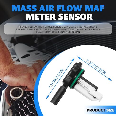 5WK97502 Mass Air Flow MAF Meter Sensor for BMW 323i 525xi 530xi 2006-2007 325xi 330i 330xi 2006 525i 530i 2004-2007 535i 2011-2013 Z4 2006-2008 Replace 13627520519 MAS0286 AF10446 in Saudi Arabia