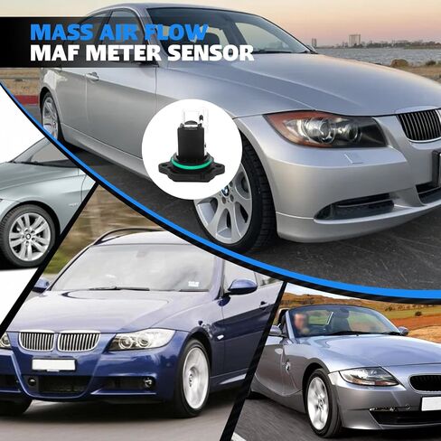 5WK97502 Mass Air Flow MAF Meter Sensor for BMW 323i 525xi 530xi 2006-2007 325xi 330i 330xi 2006 525i 530i 2004-2007 535i 2011-2013 Z4 2006-2008 Replace 13627520519 MAS0286 AF10446 in Saudi Arabia