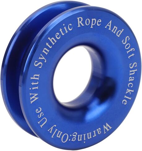 سبائك الألومنيوم ونش انتعاش انتعاش 17637 رطل للأغلال الناعمة وحبال الرافعة - أداة سحب أساسية للمركبات ATV، UTV، SUV، شاحنة in Kuwait