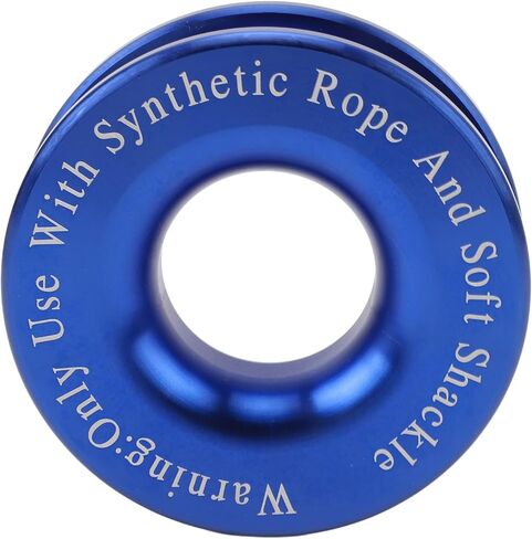 سبائك الألومنيوم ونش انتعاش انتعاش 17637 رطل للأغلال الناعمة وحبال الرافعة - أداة سحب أساسية للمركبات ATV، UTV، SUV، شاحنة in Kuwait