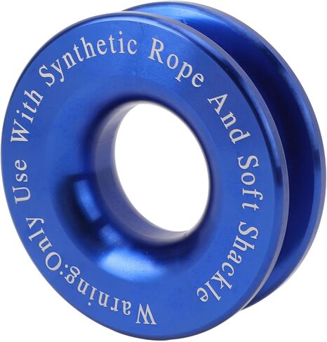 سبائك الألومنيوم ونش انتعاش انتعاش 17637 رطل للأغلال الناعمة وحبال الرافعة - أداة سحب أساسية للمركبات ATV، UTV، SUV، شاحنة in Kuwait