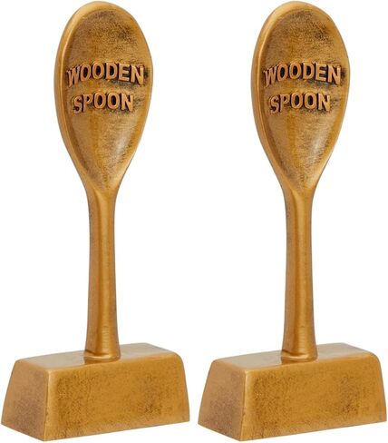 Juvale Golden Spoon Award Cooking Trophy for Chili Cook Off, Baking Contest, Best Cookie, Salsa Competition, Funny Food Prize (2.5x6.2x1 in, Bronze Metal Finish, Small) in Saudi Arabia