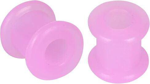 B BodyPJ Sparkles 12 قطعة من مقاييس الأذن السيليكون، مجموعة سدادات الأنفاق، 6 ألوان، مقياس الموسعات in Kuwait