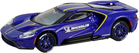 Greenlight Collectibles 28160-F Anniversary Collection Series 17 1:64 Scale Diecast Model- 2021 Ford GT - Mich elin 135th Anniversary in Saudi Arabia