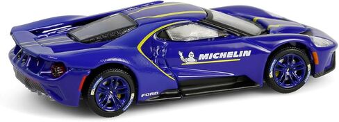 Greenlight Collectibles 28160-F Anniversary Collection Series 17 1:64 Scale Diecast Model- 2021 Ford GT - Mich elin 135th Anniversary in Saudi Arabia
