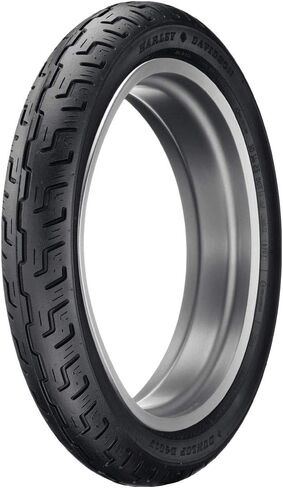 90/90-19 (52H) Dunlop D401 إطار دراجة نارية أمامي جدار أسود لهارلي ديفيدسون سوفتيل الروك مخصص FXCWC 2008-2011 in Saudi Arabia