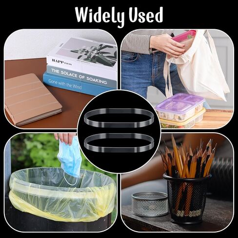 50 Pcs Clear Large Rubber Bands, Transparent High Elastic Rubber Bands, Stretchable Heavy Duty for Securing Thick Files Garbage Office Crafts in Saudi Arabia