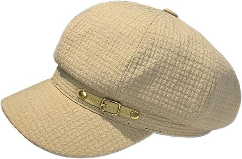 Newsboy Caps Elegant Lightweight Breathable Cap - Classic Newsboy Hat Solid Color Fashionable Hats for Women in Saudi Arabia