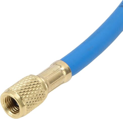 خراطيم التبريد، مجموعة خرطوم شحن مكونة من 3 قطع مع صمام كروي، خرطوم 500 رطل لكل بوصة مربعة (1/4 بوصة، 60 بوصة) لأنظمة تكييف السيارات والشاحنات والمركبات الترفيهية واليخوت in Kuwait