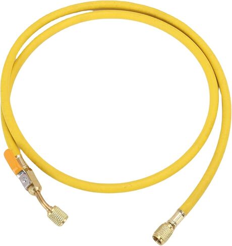 خراطيم التبريد، مجموعة خرطوم شحن مكونة من 3 قطع مع صمام كروي، خرطوم 500 رطل لكل بوصة مربعة (1/4 بوصة، 60 بوصة) لأنظمة تكييف السيارات والشاحنات والمركبات الترفيهية واليخوت in Kuwait