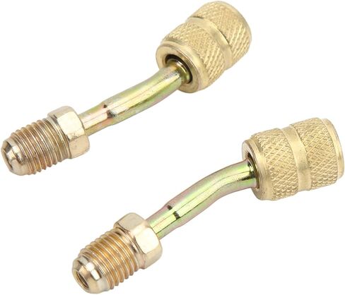 2 Pcs Charging Vacuum Port Adapter R410A Adapters 4 to 5 16 Converter for Split System Conditioners Rustproof High and C Charging Vacuum Port AdapterR410A AdaptersMini Split in Saudi Arabia
