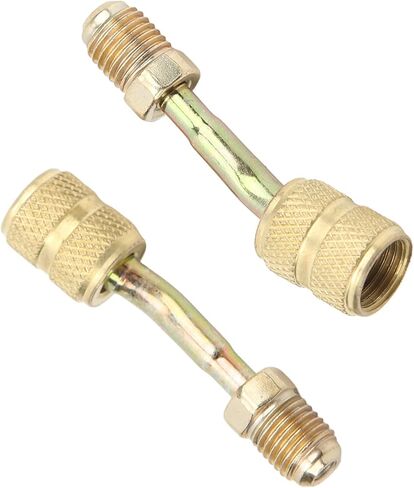 2 Pcs Charging Vacuum Port Adapter R410A Adapters 4 to 5 16 Converter for Split System Conditioners Rustproof High and C Charging Vacuum Port AdapterR410A AdaptersMini Split in Saudi Arabia