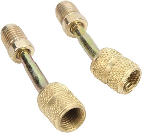 2 Pcs Charging Vacuum Port Adapter R410A Adapters 4 to 5 16 Converter for Split System Conditioners Rustproof High and C Charging Vacuum Port AdapterR410A AdaptersMini Split in Saudi Arabia