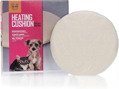 Arf Pets Microwavable Pet Heating Pad, Self Warming Cat Mat, Cozy Cover- Cushion is Included in Kuwait