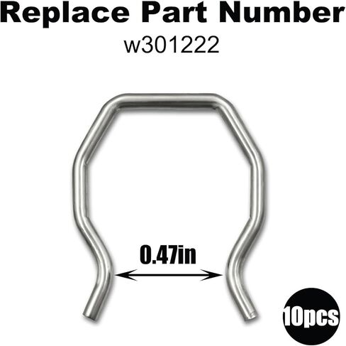 10pcs Fuel Injector Connector Clips for 6.0 Powerstroke Injector, Fuel Injector Clips Compatible with 2003-2010 Replace #: W301222 in Saudi Arabia