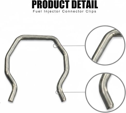 10pcs Fuel Injector Connector Clips for 6.0 Powerstroke Injector, Fuel Injector Clips Compatible with 2003-2010 Replace #: W301222 in Saudi Arabia