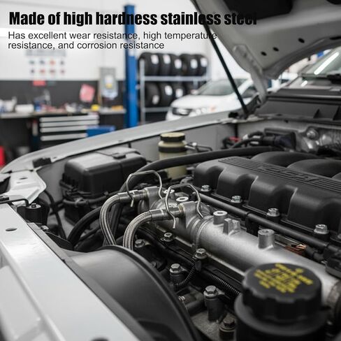 10pcs Fuel Injector Connector Clips for 6.0 Powerstroke Injector, Fuel Injector Clips Compatible with 2003-2010 Replace #: W301222 in Saudi Arabia