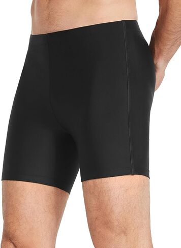 SPEXIAL Men's Swim Jammers Quick Dry Square Leg Swimsuit Athletic Swim Underwear with UPF50+ for Lap Swimming & Training in Saudi Arabia