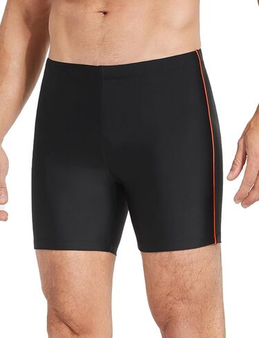 SPEXIAL Men's Swim Jammers Quick Dry Square Leg Swimsuit Athletic Swim Underwear with UPF50+ for Lap Swimming & Training in Saudi Arabia