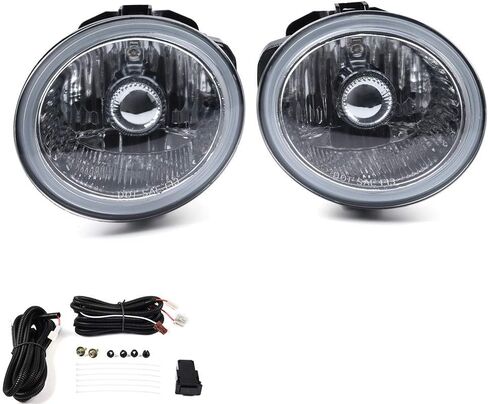 G-PLUS Bumper Fog Lights Lamps Compatible with GMC Sierra 1500 2500 HD 3500 2003-2006/2007 Sierra Classic(Not fit for Denali|C3 Models),Clear Lens 15190984, 15190985, GM2592154, GM2593154 Left & Right in Saudi Arabia