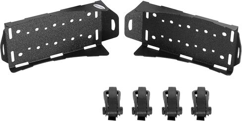 Hooke Road 2PCS Universal Fit Gas Can Spare Tire Mount Brackets, Quick Release Camping Tool Storage Racks for Rotopax Fuel Can, Water Tanks, Offroad Accessory in Kuwait