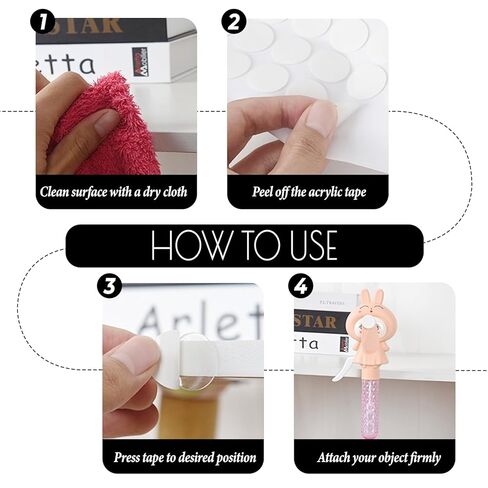 نقاط لاصقة لاصقة للبالونات، نقاط لاصقة مزدوجة الجوانب، نقاط لاصقة لاصقة للبالونات، ملصق بطاقة، لوازم سجل القصاصات (140 قطعة) in Kuwait