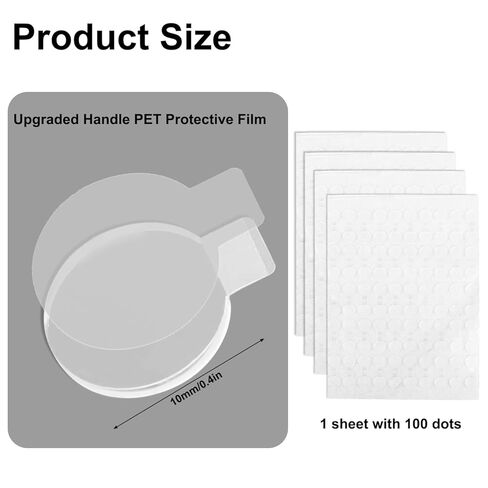 400pcs 10mm Adhesive Dots, 10mm/0.4" Reusable Double Sided Adhesive Dots Clear Removable Round Stickers Suitable Sticky Tape for Crafts Pictures Balloons Posters Dolls in Saudi Arabia