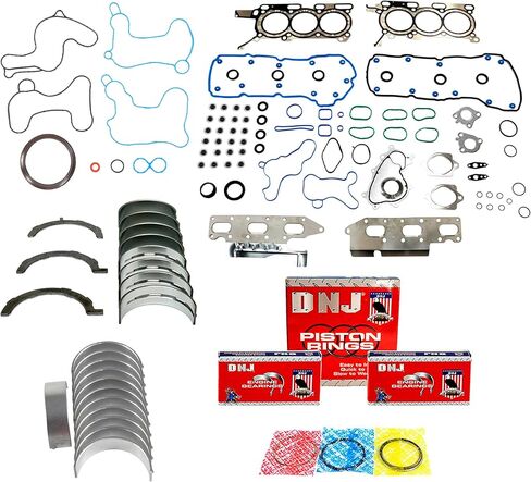 طقم إعادة حلقة المحرك DNJ RRK4323 لـ 2011-2012 Ford F-150 3.5L V6 24V DOHC 3496cc in Kuwait