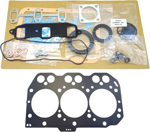 3TNE74 Engine Full Gasket Set Rings Bearings For Yanmar 3TNE74 Engine AF17 AF18 AF170 Tractor EE-65/70Z GC221 GC322 CA230 Combine For John Deere X495 X595 STD Bearing kit set piston Rings set in Saudi Arabia