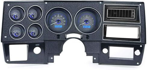 Dakota Digital 73-87 Chevy Truck VHX System, Carbon Fiber Face - Blue Display in Saudi Arabia