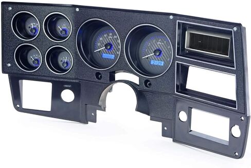 Dakota Digital 73-87 Chevy Truck VHX System, Carbon Fiber Face - Blue Display in Saudi Arabia