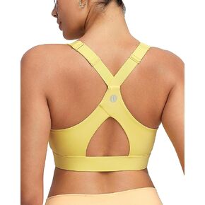 RUNNING GIRL Sports Bras for Women High Support, Adjustable Straps High Impact Sports Bras with Sewn in Pads Workout Bra in Saudi Arabia
