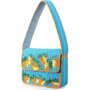 Beaded Shoulder Bag - Handmade Beaded Handbag, Clutch, Purse for Valentine's Day Her Women Gift in Saudi Arabia