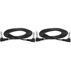 Hosa CSS-103RR Right Angled 1/4" TRS Balanced Interconnect Cable, 3 feet in Kuwait