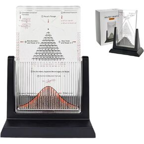 لوحة جالتون المكتبية، نموذج عرض قدرة لوحة جالتون، مع منحنى الجرس، عرض قانون إحصائي فعال، أداة تدريس مختبر الفيزياء للفيزياء والتعليم، تلهم الفضول in Kuwait