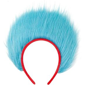 Blue Fuzzy Headband Blue Thing Hairband Thing Costume Headwear for Theme Party World Book Day Cosplay Costume Accessories in Saudi Arabia