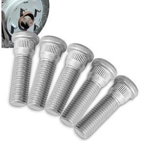 10PCS Wheel Studs, Lug Bolts, 49mm Long & M12x1.5 Steel Lug Bolts, Car Accessories Wheel Hub Screws Fit for Chevy Lexus Toyota Scion Pontiac Camry, Replaces OEM#610-266 90942-02049 (10PCS) in Kuwait