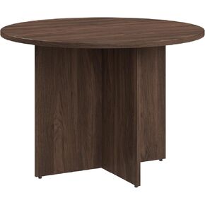 Bush Business Furniture 72-inch Office Conference Table with Wood Base, Boardroom Meeting Space for 6 Users, Modern Hickory in Kuwait