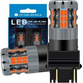 مصابيح إضاءة LED للفرامل/الذيل 3157 متوافقة مع Nissan Frontier 2000-2020، ضوء أحمر، التوصيل والتشغيل، حزمة من 2 in Kuwait
