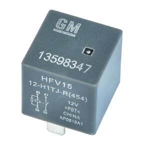 13598347 Multi-Purpose Relay - 12V 4-Pin Automotive Relay - Compatible with 13500118 - Professional Grade Power Relay for Fuel Pump, A/C Clutch, and Horn in Kuwait