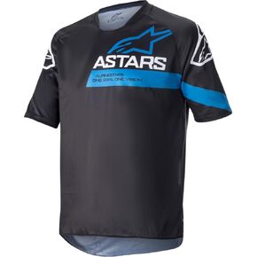 قميص Alpinestars Racer V3 بأكمام قصيرة، أسود/أزرق فاتح، XL in Kuwait