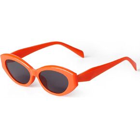 Retro Oval Sunglasses for Women & Men – Polarized UV400 Protection 90s Cat Eye Fashion Shades in Saudi Arabia