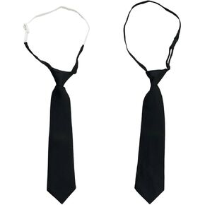 2PCS Black Tie for Women，13 Inch Black Tie for School, Business, and Uniform Wear in Kuwait