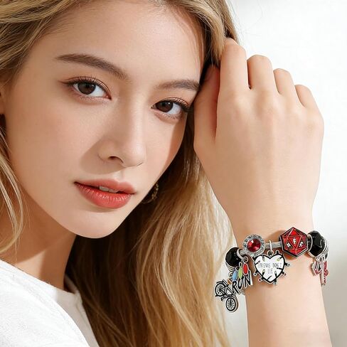 سوار ساحر عتيق قابل للتعديل - سوار مفتوح مع اختيار الجيتار، النرد والسحر الرمزي، هدية مجوهرات ريترو للنساء والرجال، هدايا عيد الحب، حشو سلة عيد الفصح in Kuwait