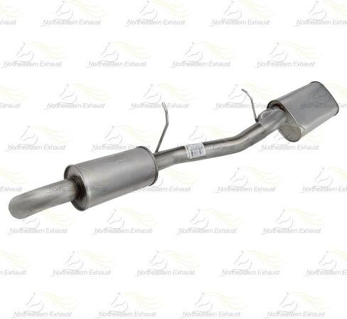 Exhaust Muffler and Tail Pipe Kit Compatible for Chevy Tahoe 2007-2014 5.3L | Stainless Steel | Northeastern Exhaust | Free Clamps and Hanger Included | Direct-Fit Replacement in Saudi Arabia