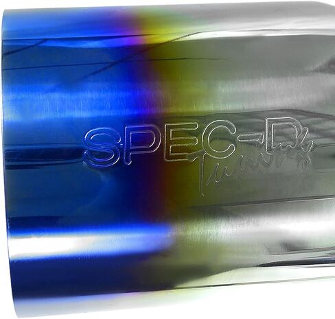 نظام كاتم صوت عادم كاتم صوت من الفولاذ المقاوم للصدأ ذو طرف محروق من Spec-D متوافق مع 1988-1991 Honda CRX Hatchback 3Dr in Saudi Arabia