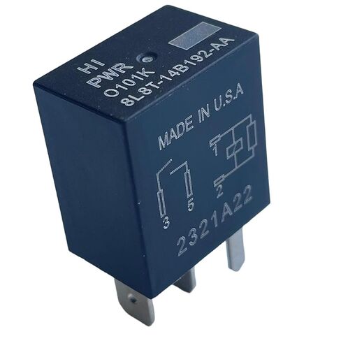 2PCS 8L8T-14B192-AA 12V 40A 4-Pin High-Power Relay – Compatible with Ford Edge 2011-2016; Fits Ford Fusion 2013-2020; Fits Ford F-150 2014 – Replaces 8T2T-14B192-AA/AB, 8L8Z-14N089-A, RY-966, 1R2372 in Saudi Arabia