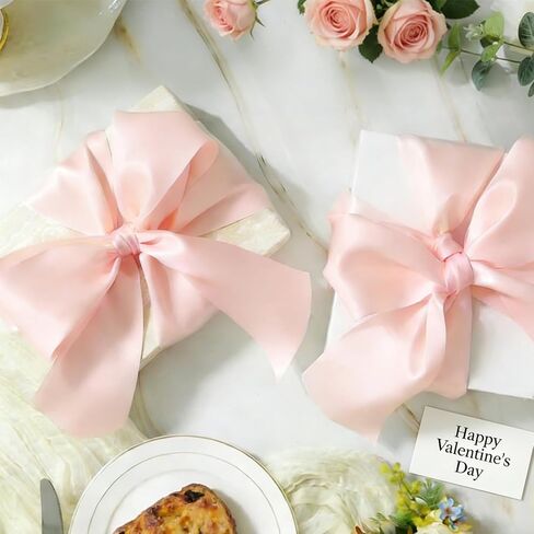 Satin Ribbon 1 inch Sage Green Ribbon 25 Yards Silk Dusty Sage Ribbons for Crafts, Christmas Ribbon Gift Wrapping Bows Floral Bouquet Cake Wedding Invitation Card Party Decor in Kuwait